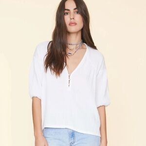 XIRENA Felicity Top Size S White